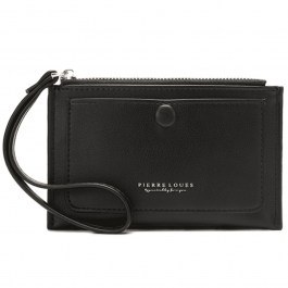 Women's Card Holder 19-55 14,5x1,5x9cm Black Pierre Loues BLACK