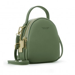 Backpack Women's 931-8 19x9x15,5cm Green Pierre Loues GREEN