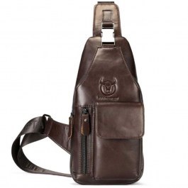Crossbody Shoulder Bag XB 018 3,6Lt 15x8x30cm Brown Bull Captain BROWN
