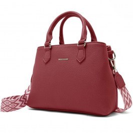 Τσάντα Χειρός/Χιαστί Γυναικεία 782-21-Α10 26x10x19cm Bordo Pierre Loues BORDO