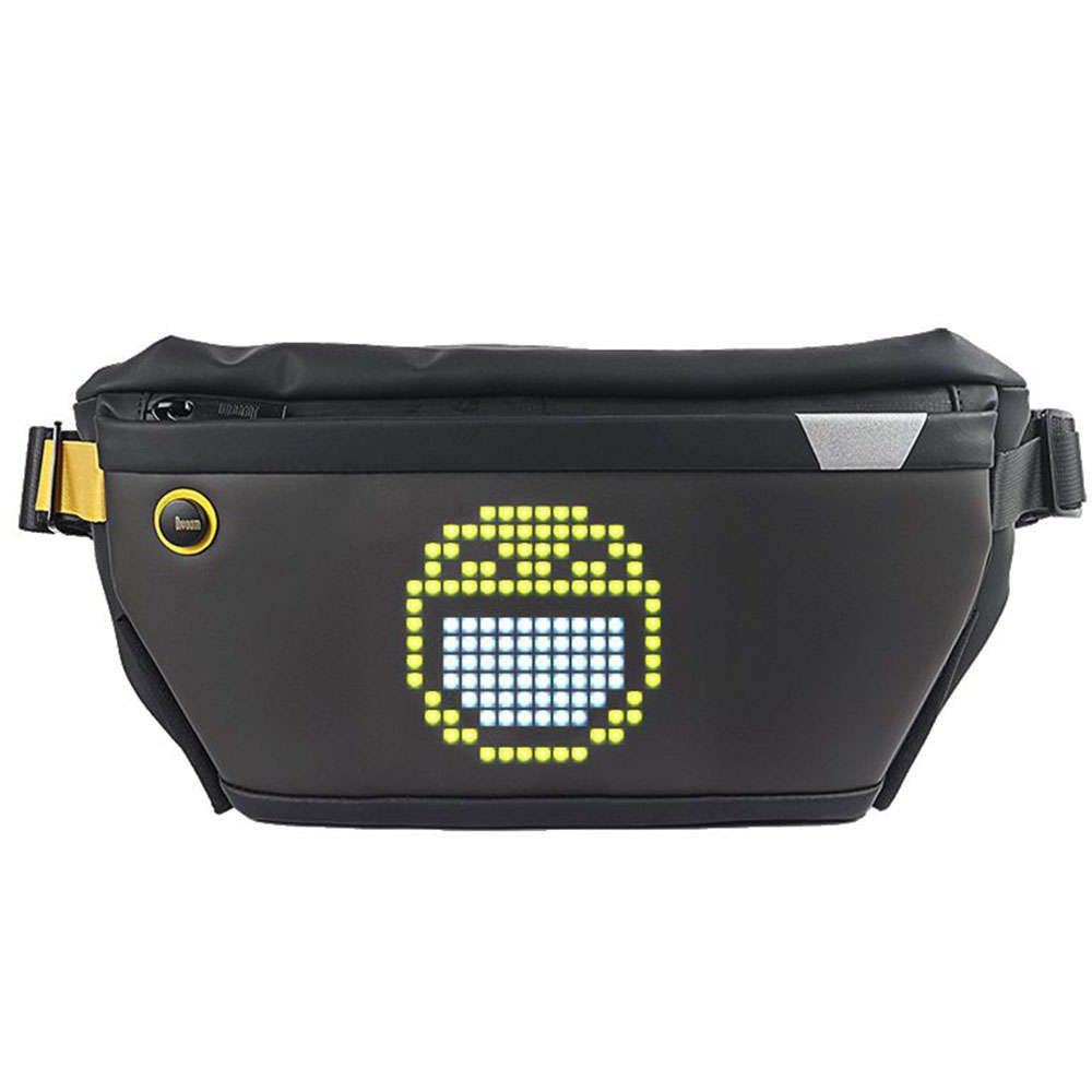 Τσαντάκι Μέσης Με Οθόνη Led Pixoo 16-00008 15x9x34cm Black Divoom