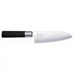 Μαχαίρι Santoku Wasabi 6716S 16,5cm Black KAI