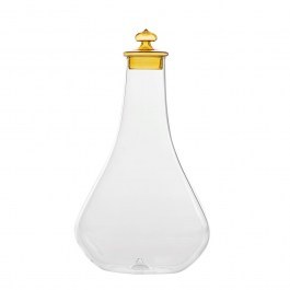 Καράφα Με Πώμα Pirolo PI01504 14,2x31cm 200ml Amber-Clear Zafferano AMBER