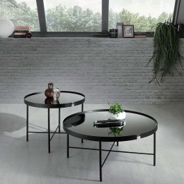 Coffee Table Chris D60x48cm Black-Smoke Capodarte BLACK-SMOKE