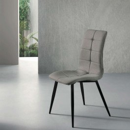 Chair Linfa 43x58x96cm Grey-Black Capodarte GREY-BLACK