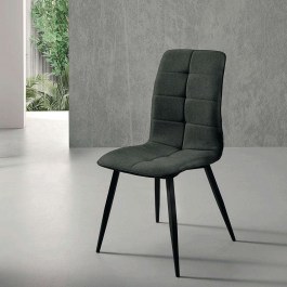 Chair Linfa 43x58x96cm Anthracite-Black Capodarte ANTHRACITE-BLACK