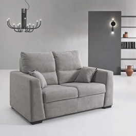 Καναπές Διθέσιος Lounge DIV.LOUNGE2PGR 153x95x97cm Light Grey Ikone Casa LIGHT GREY