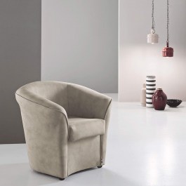 Armchair Valentina POLT.VALEN/NABGRCH 70x67x74cm Light Grey Ikone Casa LIGHT GREY