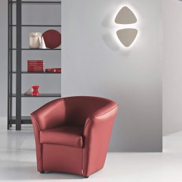 Πολυθρόνα Valentina POLT.VALENTINABR 70x67x74cm Bordeaux Ikone Casa BORDO