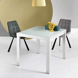 Table Extendable Franz FRANZ/90.BIANCO 90/180x90x75cm White Ikone Casa WHITE