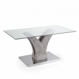 Table Coffee Tindaro TINDARO/CEMENTO 110x60x46cm Concrete Ikone Casa CONCRETE