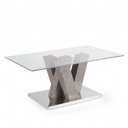 Table Coffee Yuri YURI/CEMENTO 100x60x40cm Concrete Ikone Casa CONCRETE