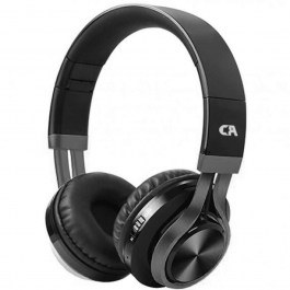 Ακουστικά Ασύρματα Over-Ear BT-01-K Black-Dark Grey Crystal Audio DARK GREY-BLACK