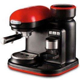 Καφετιέρα Espresso Με Μύλο Άλεσης Moderna 1318/00 800ml 1080W 15Bar Red-Black Ariete RED-BLACK