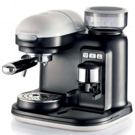 Καφετιέρα Espresso Με Μύλο Άλεσης Moderna 1318/01 800ml 1080W 15Bar White-Black Ariete WHITE-BLACK
