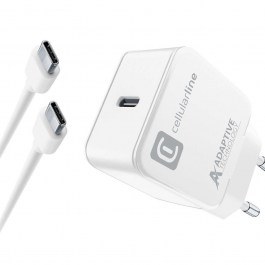 Home Charger For Samsung Τype-C With Wire Type-C ACHSMKITC2C15WW 15W White Cellular Line WHITE