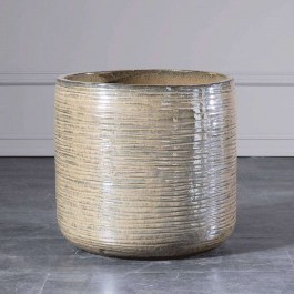 Κασπώ Κεραμικό C-2740-8 37x37x34cm Beige Supergreens BEIGE