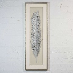 Πίνακας Φτερό 2700-5 40x120cm Silver Supergreens