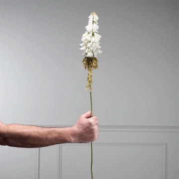 Τεχνητό Κλωνάρι Κνιφόφια 4310-7 80cm White Supergreens
