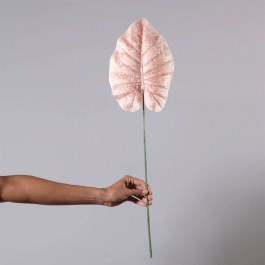 Artificial Philodendron Leaf 4831-7 20x70cm Pink Supergreens PINK