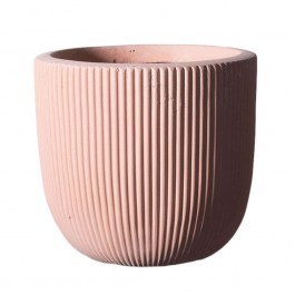 Κασπώ Πήλινο Στρογγυλό Stripe XL D-8940-8 44x44x36,5cm Somon Supergreens SOMON