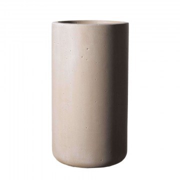 Kaspo Clay Cylinder L Rocky C-0150-8 42x42x70cm Beige Supergreens