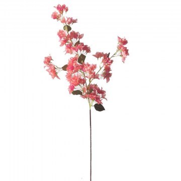 Artificial Bougainvillea Branch 3051-7 35x120cm Coral Supergreens