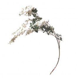 Τεχνητό Κρεμαστό Σκυλάκι 1151-7 30x110cm White Supergreens WHITE