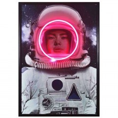 Πίνακας Καμβάς Με Led PinkSpace 2710-5 70x100cm Multi Supergreens