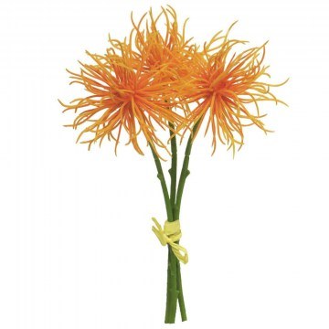 Τεχνητό Μπουκέτο Ξάνθιο 2841-7 17x31cm Orange Supergreens