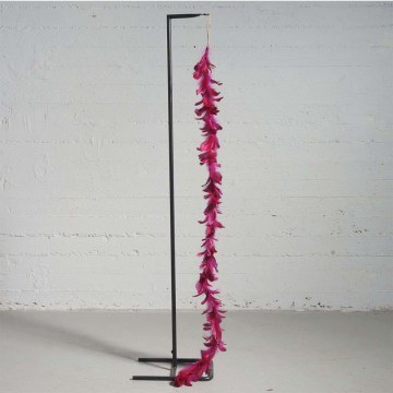 Feather Garland 4200-21 150cm Red Supergreens