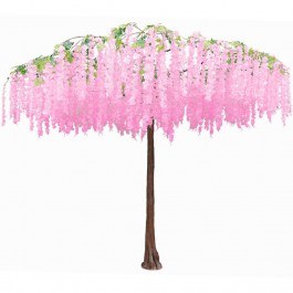 Τεχνητό Δέντρο Γλυσίνια 5480-6 370x290cm Pink Supergreens PINK