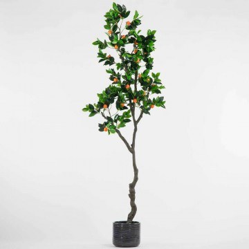Τεχνητό Δέντρο Πορτοκαλιά 4340-6 90x210cm Green-Orange Supergreens