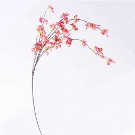 Artificial Branch Peach Tree 0061-7 15x105cm Fuchsia Supergreens FUCHSIA