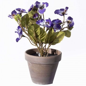 Τεχνητό Φυτό Πανσές 9190-6 20x20x19cm Purple Supergreens
