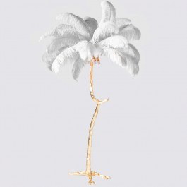 Floor Lamp Ostrich 8720-3 120x120x170cm White-Gold Supergreens WHITE-GOLD
