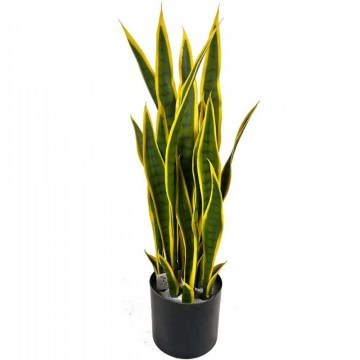 Τεχνητό Φυτό Σανσεβιέρα Trifasciata 6411-6 75cm Green-Yellow Supergreens