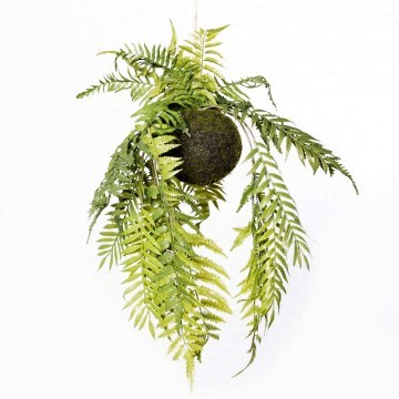 Τεχνητή Κρεμαστή Ρίζα Φτέρη Dryopteris 8271-7 76cm Green Supergreens