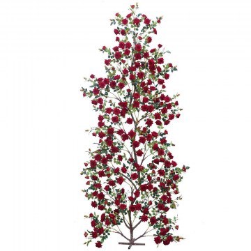 Artificial Tree Rose 2611-6 350cm Red Supergreens