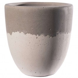 Plant Pot Cement TerraVivax A-9470-8 20x20x20cm Grey-White Supergreens GREY-WHITE