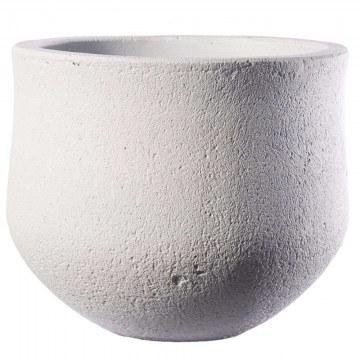 Plant Pot Cement Eden B-7370-8 45x45x38cm White Supergreens
