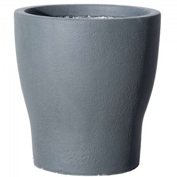 Plant Pot Clay Industrial D-1170-8 51x51x49cm Grey Supergreens