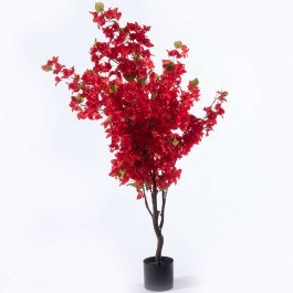 Τεχνητό Δέντρο Βουκαμβίλια Spectabilis 3601-6 65x75x150cm Red Supergreens RED