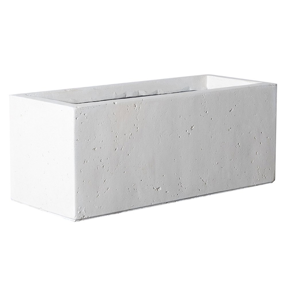 Γλάστρα Πήλινη Ορθογώνια Dusty A-7070-8 S 50x20x20cm Beige Supergreens