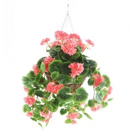 Τεχνητό Κρεμαστό Φυτό Γεράνι 5981-7 70cm Pink Supergreens PINK