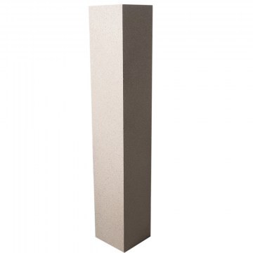 Ανθοστήλη Πήλινη Terazzo B-3150-8 Elephant L 30x30x150cm Ecru Supergreens
