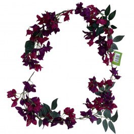 Τεχνητή Γιρλάντα Βουκαμβίλια Vine 2402-7 130cm Fuchsia-Purple Supergreens FUCHSIA-PURPLE