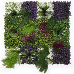 Synthetic Decorative Foliage Panel Fig With Fern Playful 7702-7 100x100cm Multi-Green Supergreens