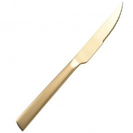 Meat Knife Porto 03328 21,5cm Gold Dinox GOLD