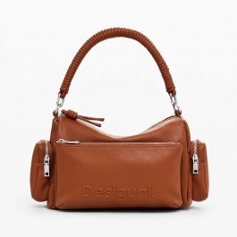 Τσάντα Χειρός/Ώμου Γυναικεία Half Habana 25SAXPAJ-6011 26,5x12x18,1cm Camel Desigual CAMEL